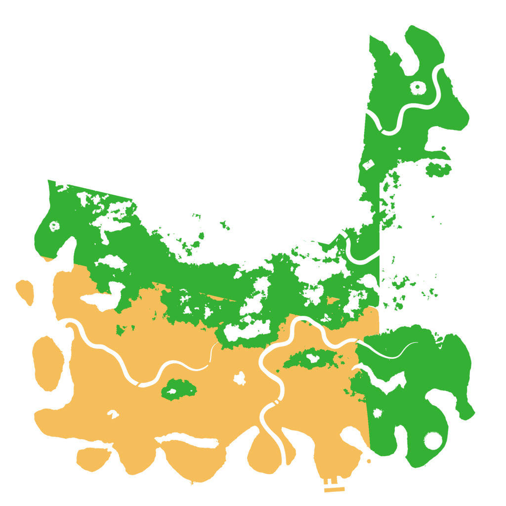 Biome Rust Map: Procedural Map, Size: 5000, Seed: 1600727160