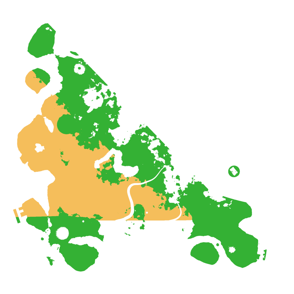 Biome Rust Map: Procedural Map, Size: 4100, Seed: 1923771028