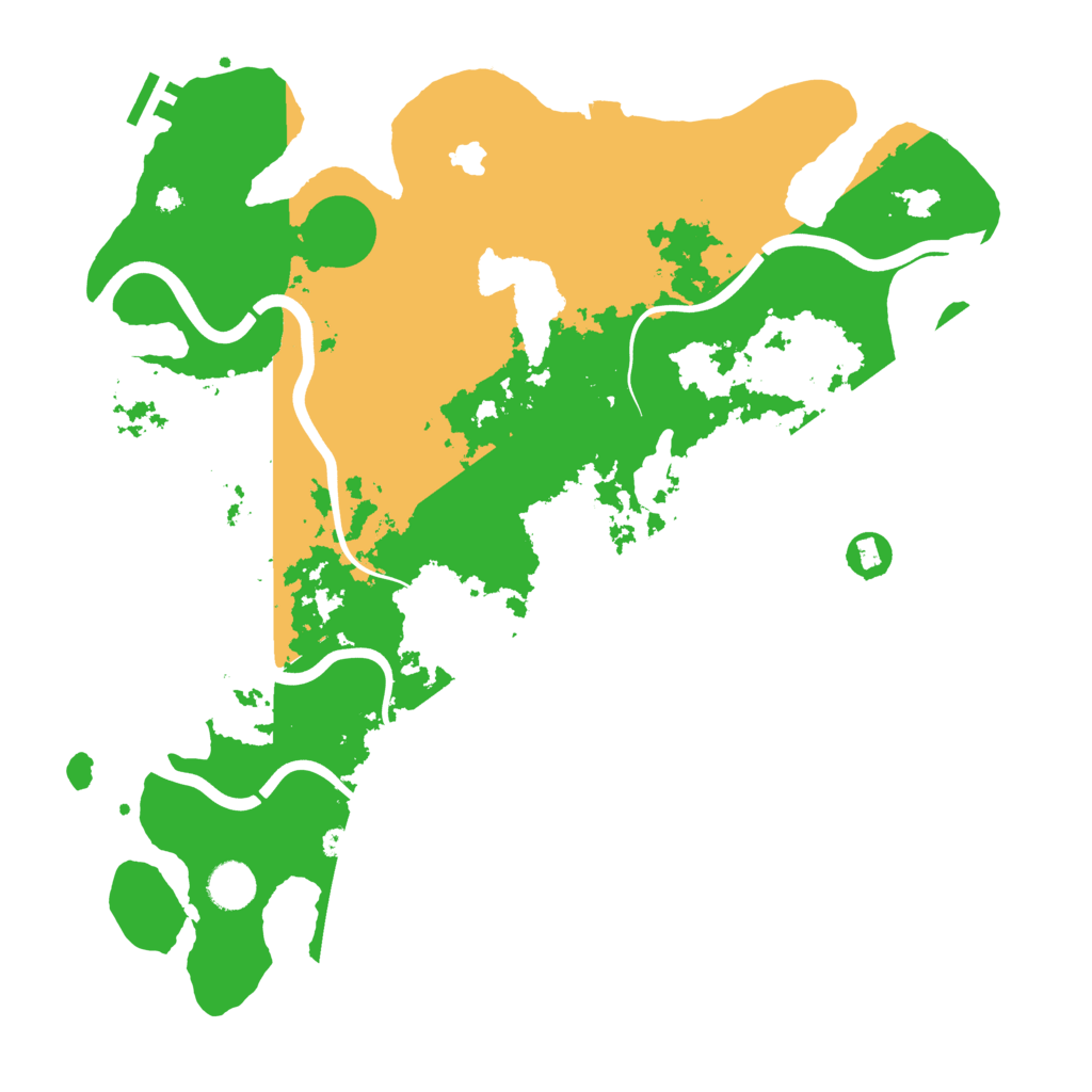 Biome Rust Map: Procedural Map, Size: 4000, Seed: 734150186