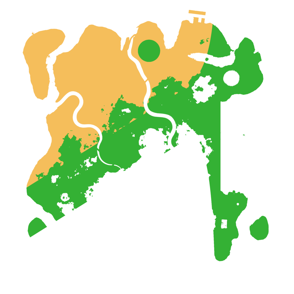 Biome Rust Map: Procedural Map, Size: 3500, Seed: 1820614228