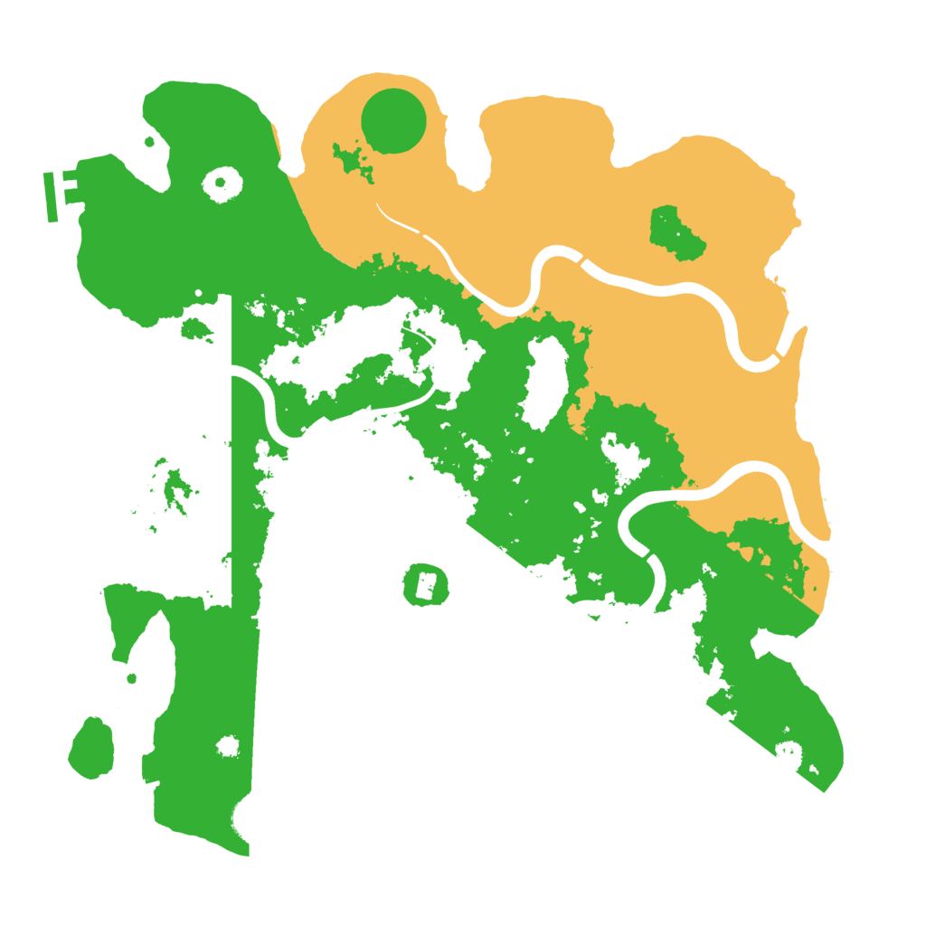 Biome Rust Map: Procedural Map, Size: 3750, Seed: 1987507223