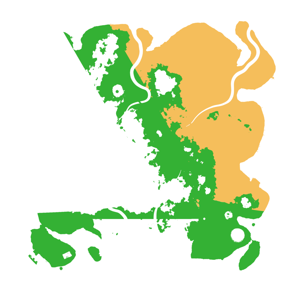 Biome Rust Map: Procedural Map, Size: 3750, Seed: 435425175