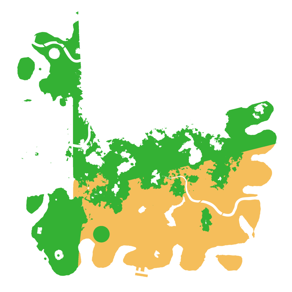 Biome Rust Map: Procedural Map, Size: 4680, Seed: 1