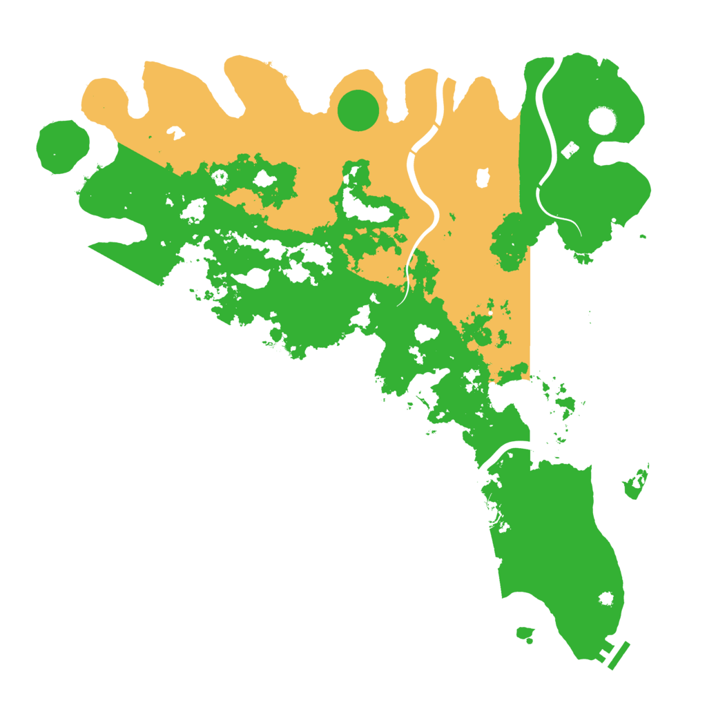 Biome Rust Map: Procedural Map, Size: 4500, Seed: 1603324969