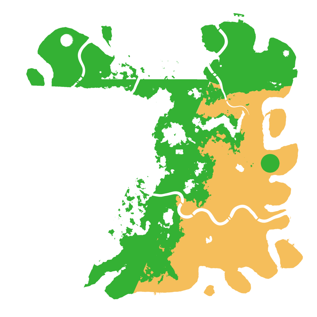 Biome Rust Map: Procedural Map, Size: 4500, Seed: 1074273606