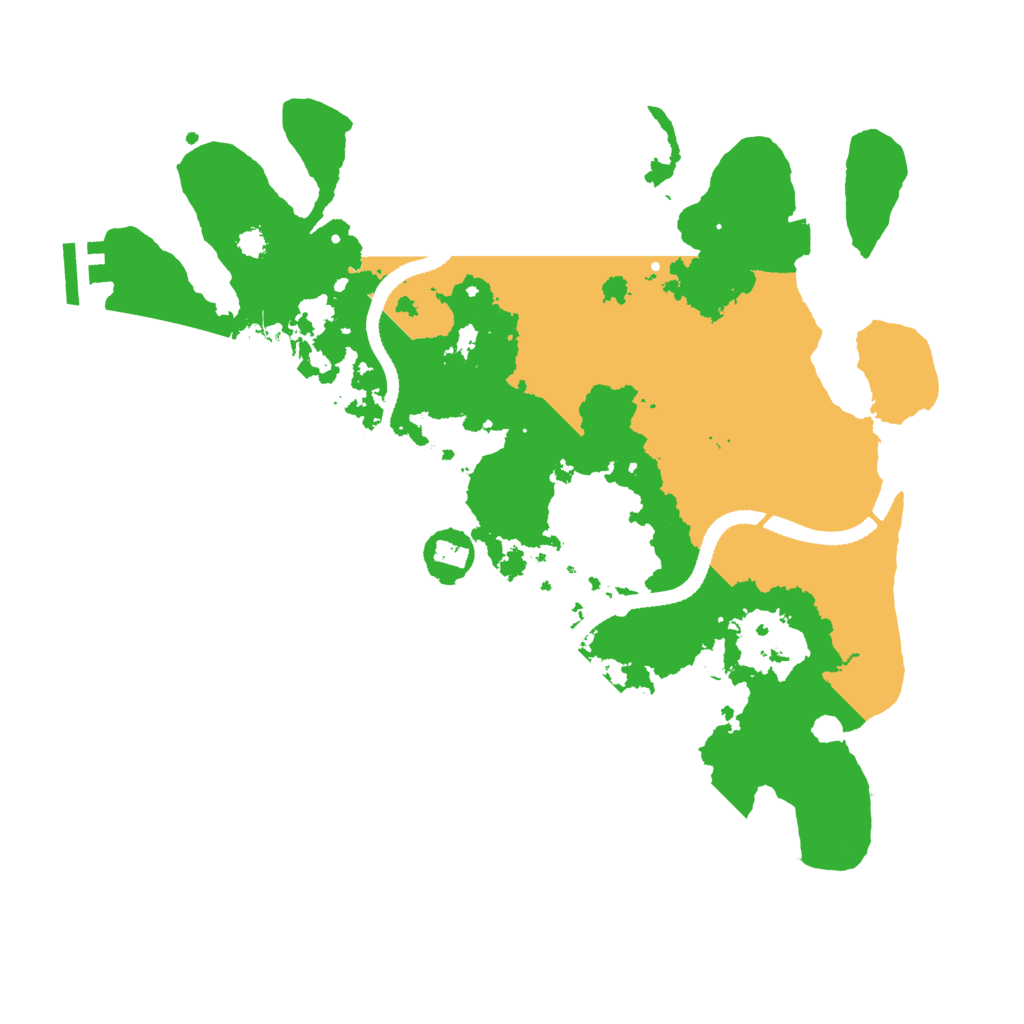 Biome Rust Map: Procedural Map, Size: 3300, Seed: 405885181