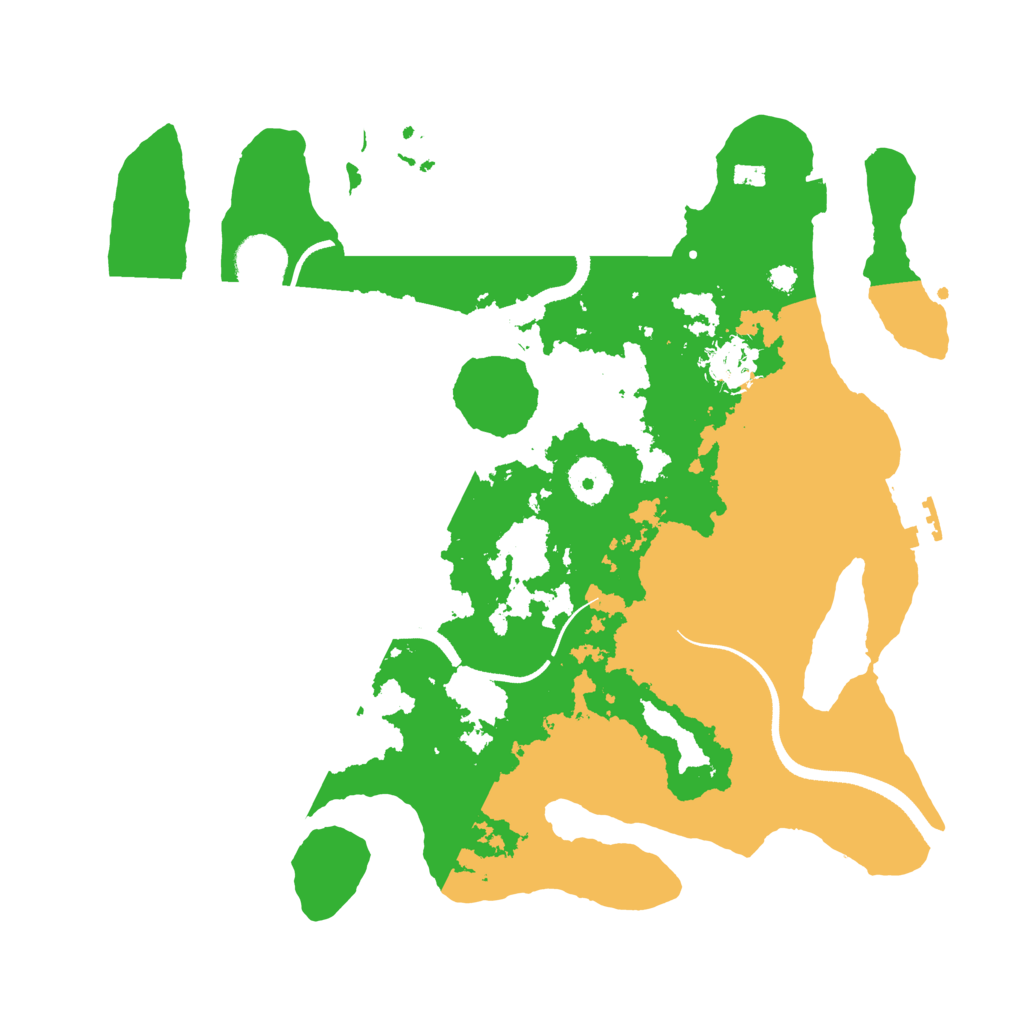 Biome Rust Map: Procedural Map, Size: 3500, Seed: 1432957480