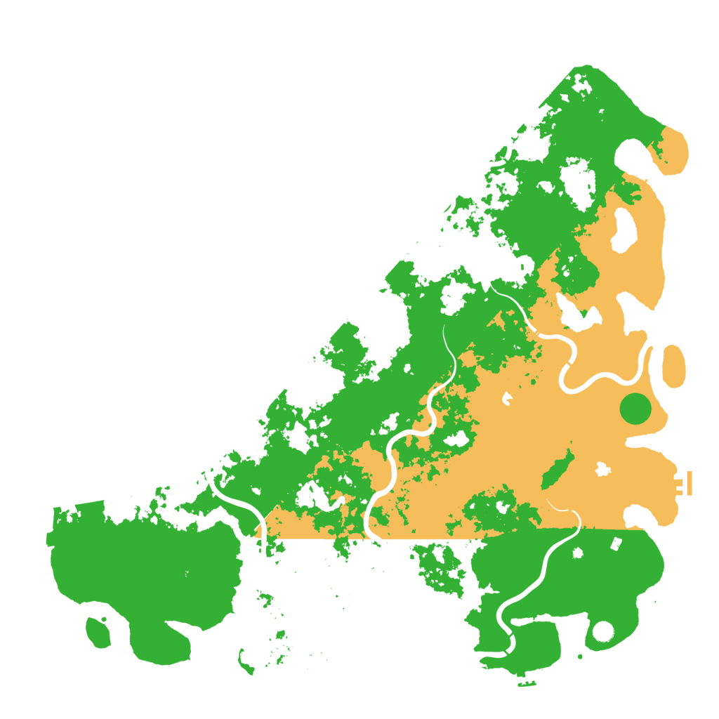 Biome Rust Map: Procedural Map, Size: 6000, Seed: 1041951388