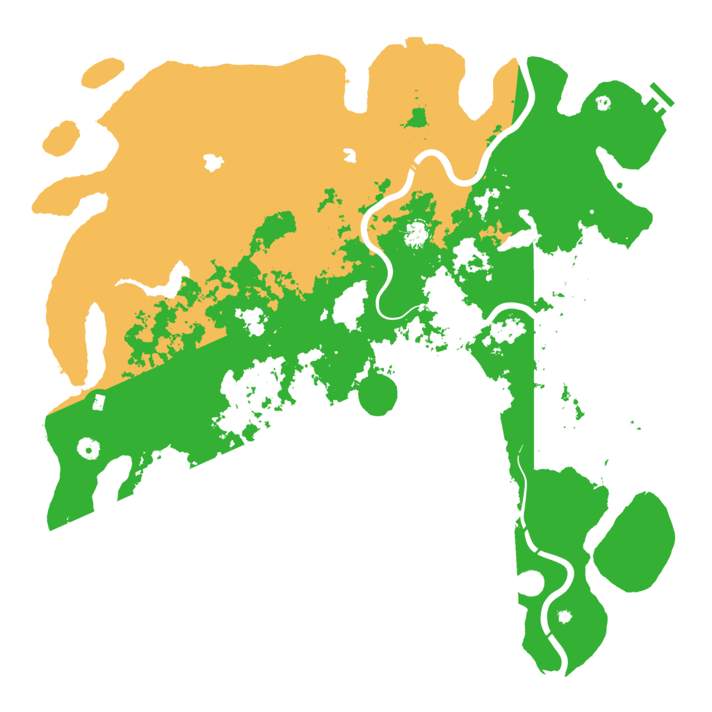 Biome Rust Map: Procedural Map, Size: 4800, Seed: 1120677712