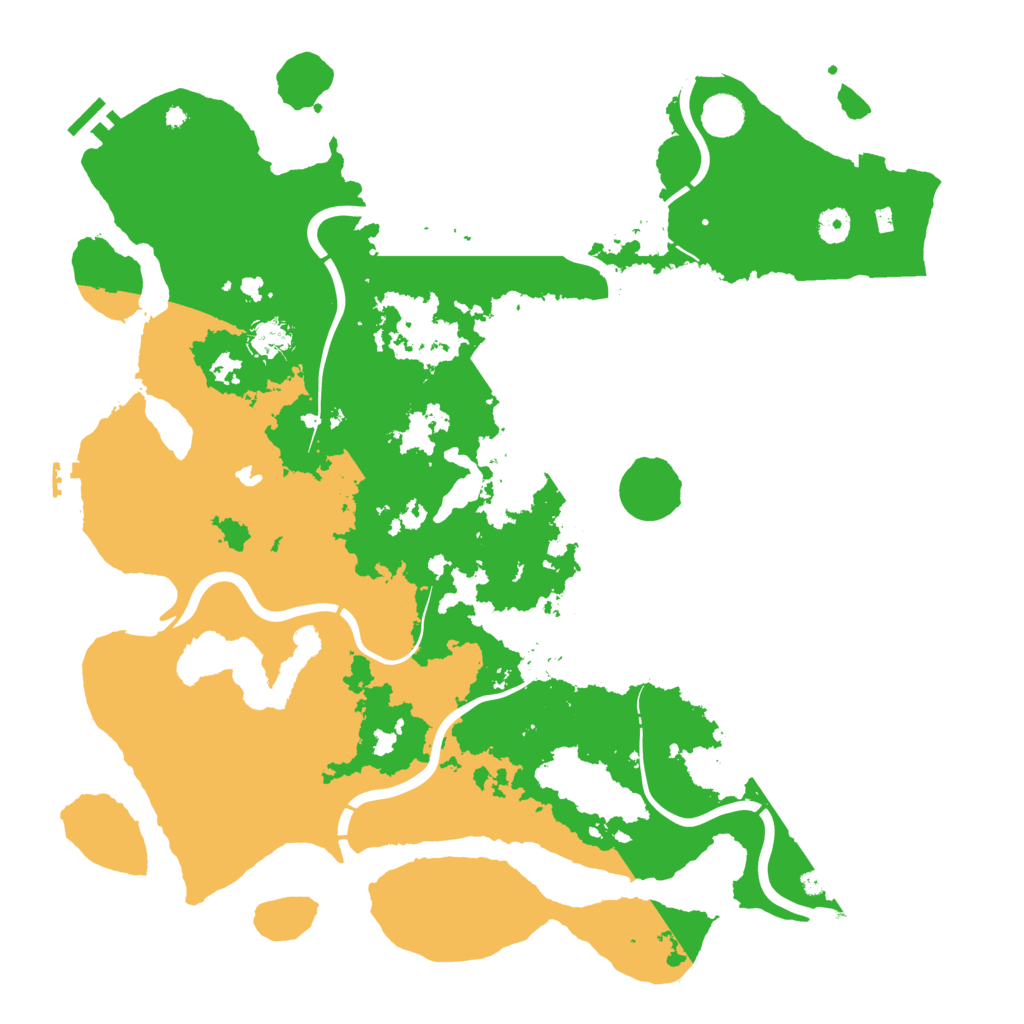 Biome Rust Map: Procedural Map, Size: 4477, Seed: 245726