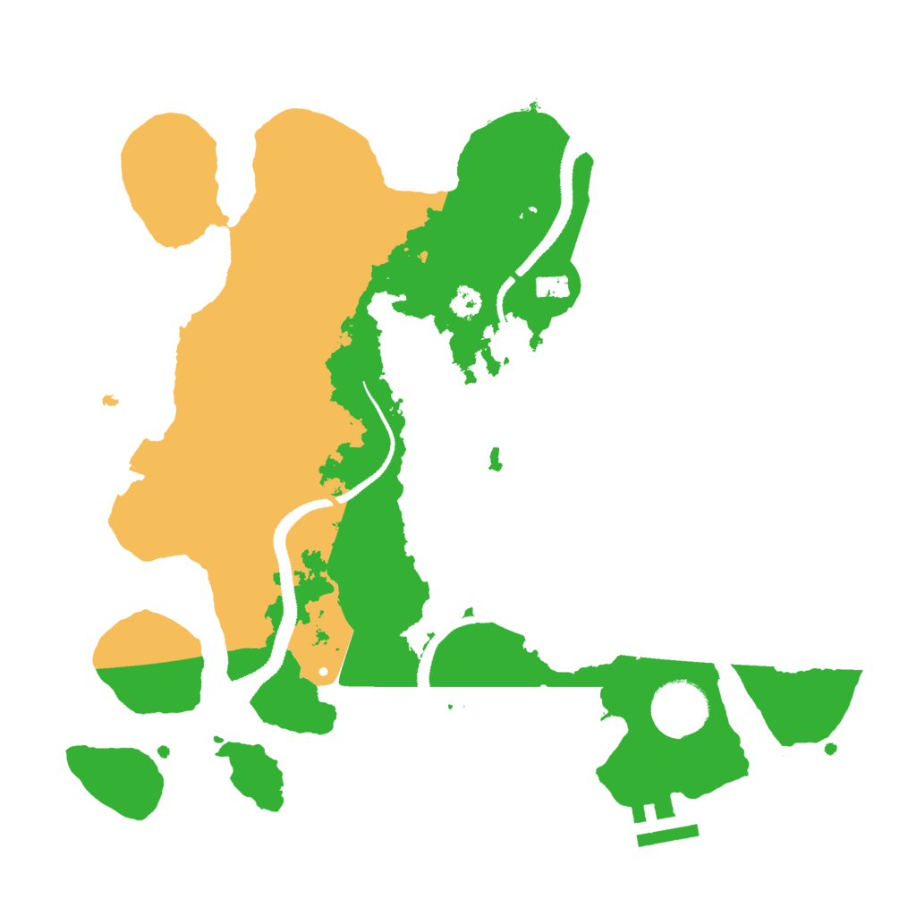 Biome Rust Map: Procedural Map, Size: 3000, Seed: 866752610