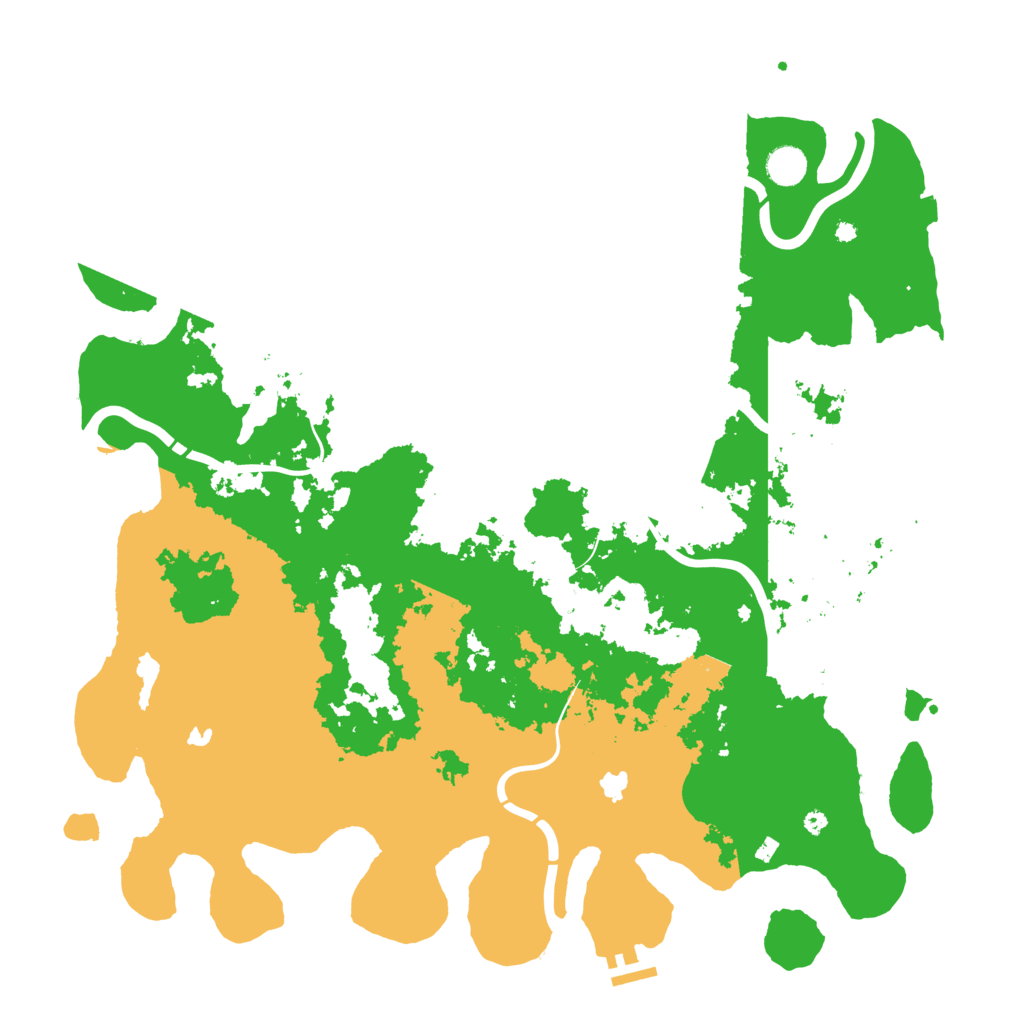 Biome Rust Map: Procedural Map, Size: 4500, Seed: 1675