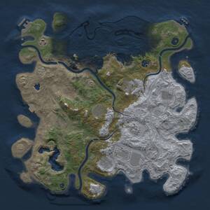 Thumbnail Rust Map: Procedural Map, Size: 4250, Seed: 649593064, 16 Monuments