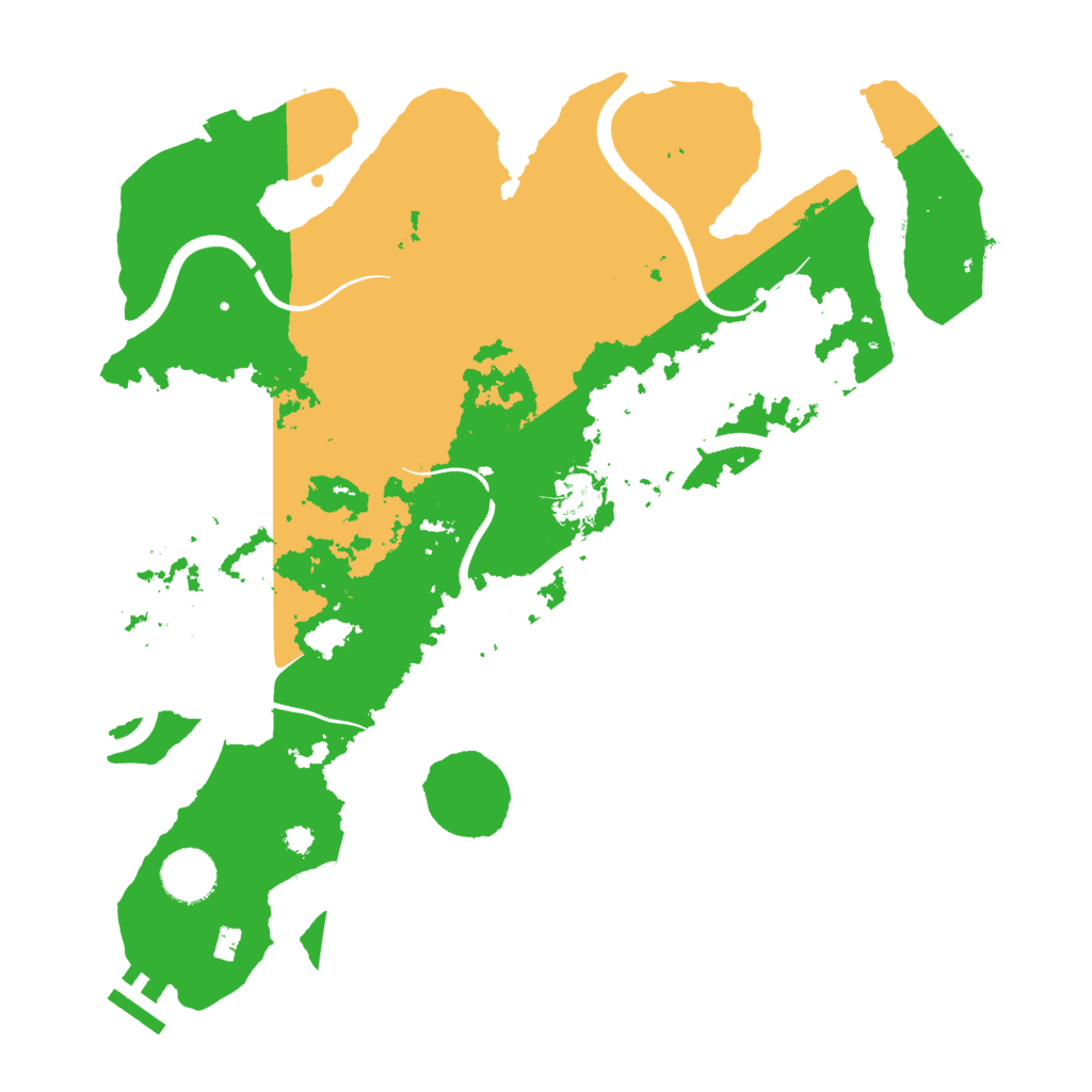 Biome Rust Map: Procedural Map, Size: 3500, Seed: 635866498
