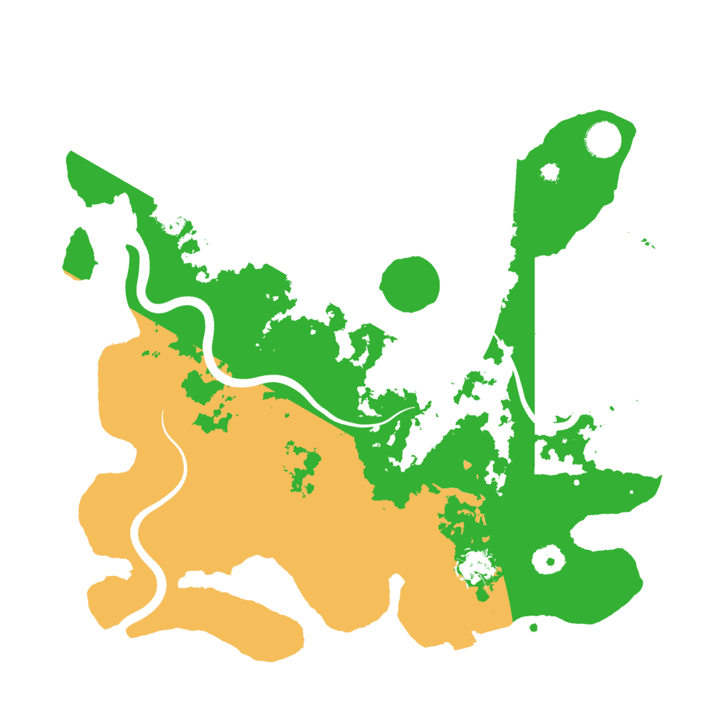 Biome Rust Map: Procedural Map, Size: 3500, Seed: 167130577