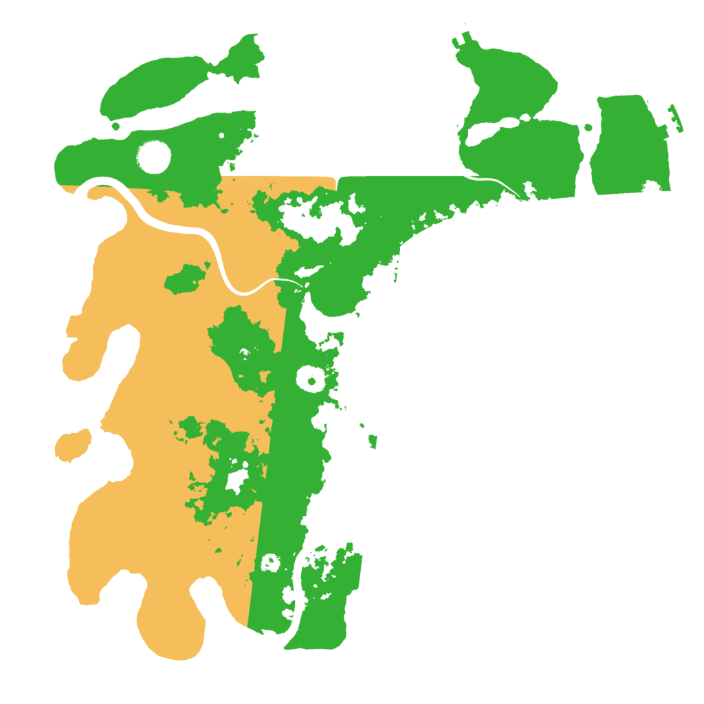 Biome Rust Map: Procedural Map, Size: 3700, Seed: 706643096