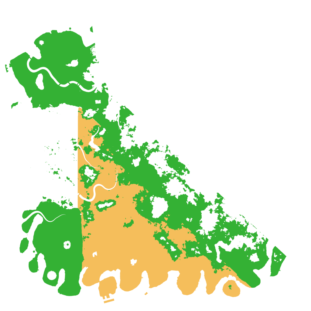 Biome Rust Map: Procedural Map, Size: 6000, Seed: 962650821