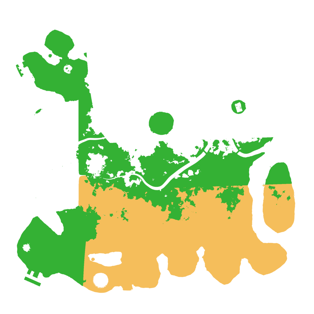 Biome Rust Map: Procedural Map, Size: 3700, Seed: 1167313817