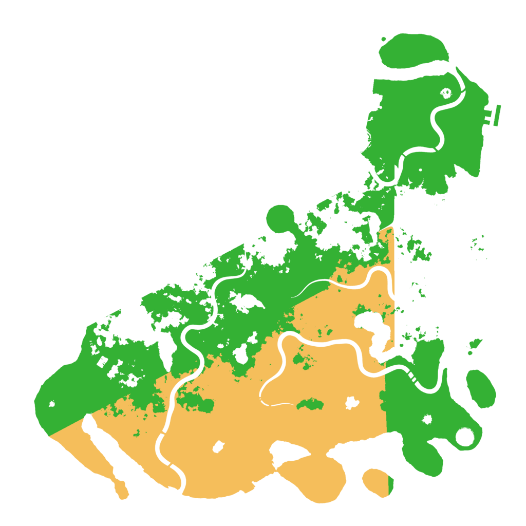 Biome Rust Map: Procedural Map, Size: 5000, Seed: 217764191