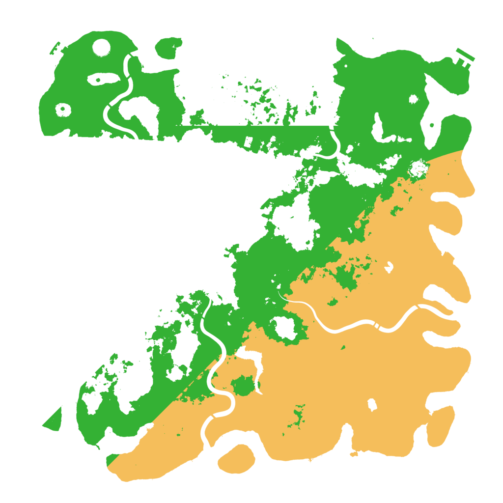 Biome Rust Map: Procedural Map, Size: 5000, Seed: 1355591842