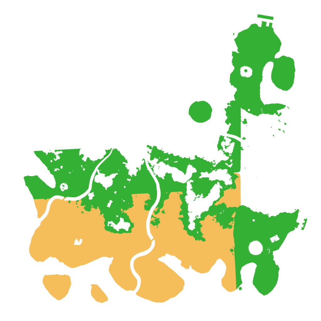Biome Rust Map: Procedural Map, Size: 4050, Seed: 237289752