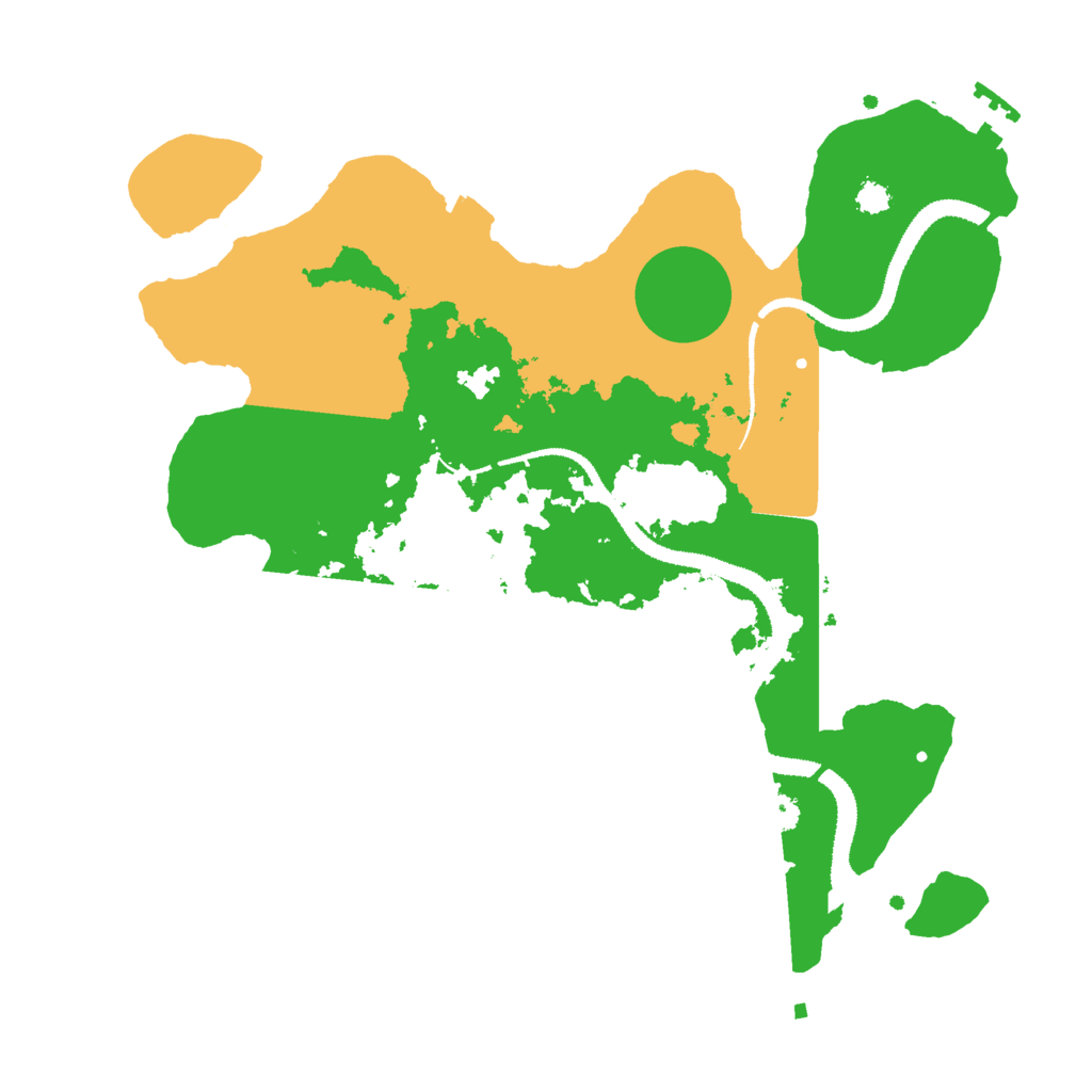 Biome Rust Map: Procedural Map, Size: 3000, Seed: 1493709398