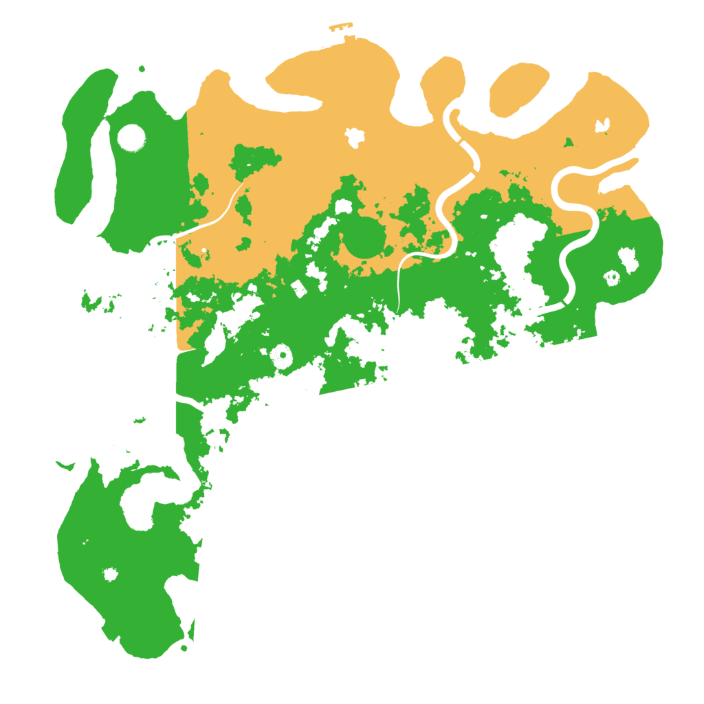 Biome Rust Map: Procedural Map, Size: 4500, Seed: 1872009449