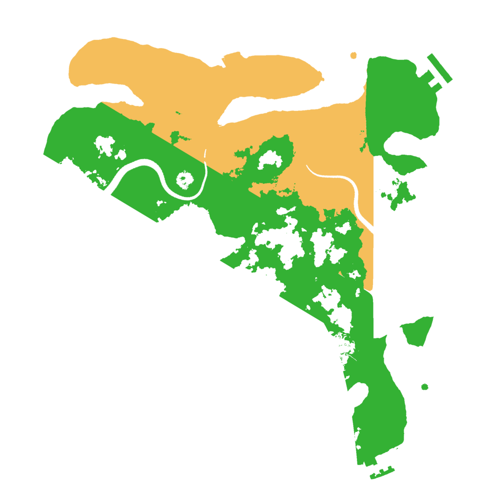 Biome Rust Map: Procedural Map, Size: 3000, Seed: 587696443