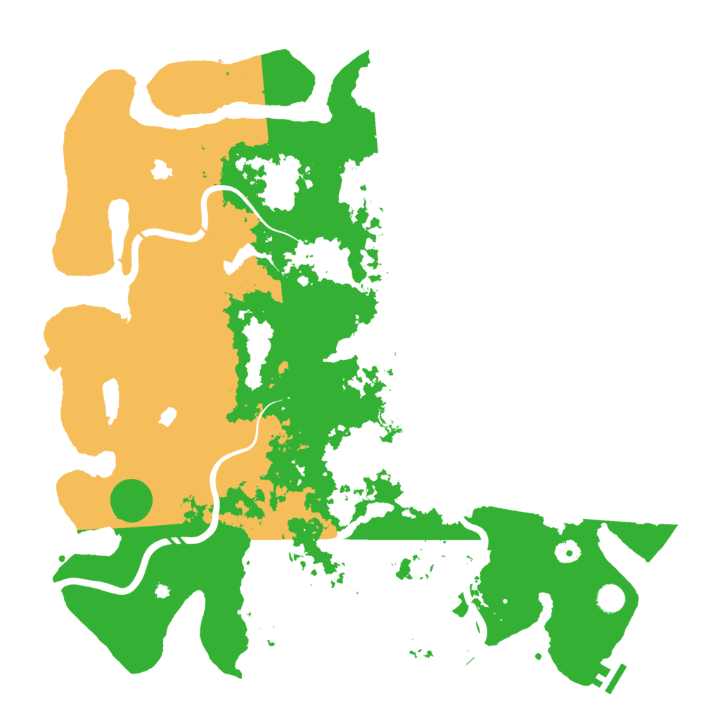 Biome Rust Map: Procedural Map, Size: 4500, Seed: 1083507863