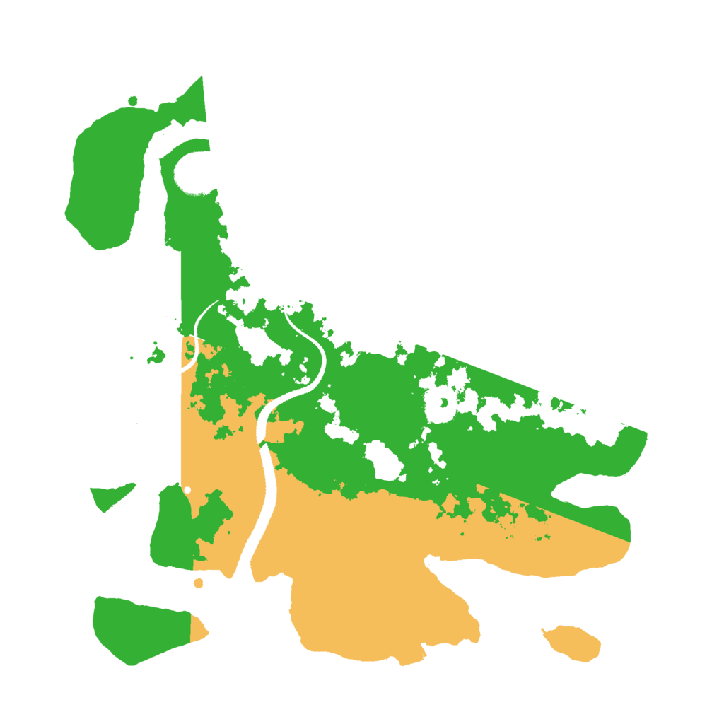 Biome Rust Map: Procedural Map, Size: 3000, Seed: 26204