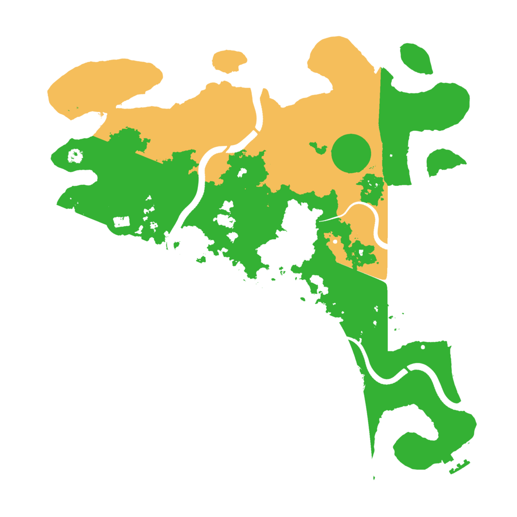 Biome Rust Map: Procedural Map, Size: 3500, Seed: 1078043098