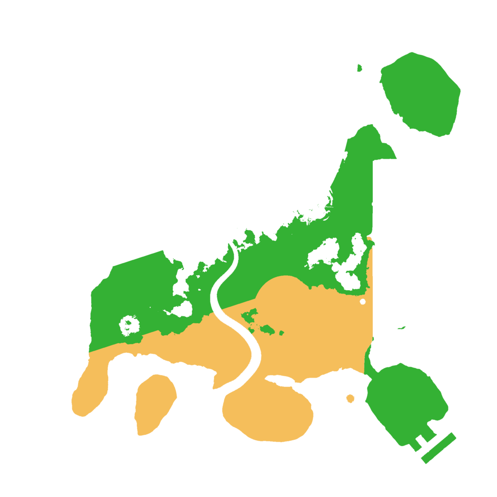 Biome Rust Map: Procedural Map, Size: 2500, Seed: 1944444952