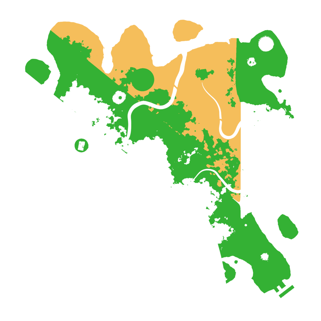 Biome Rust Map: Procedural Map, Size: 3750, Seed: 1532921403