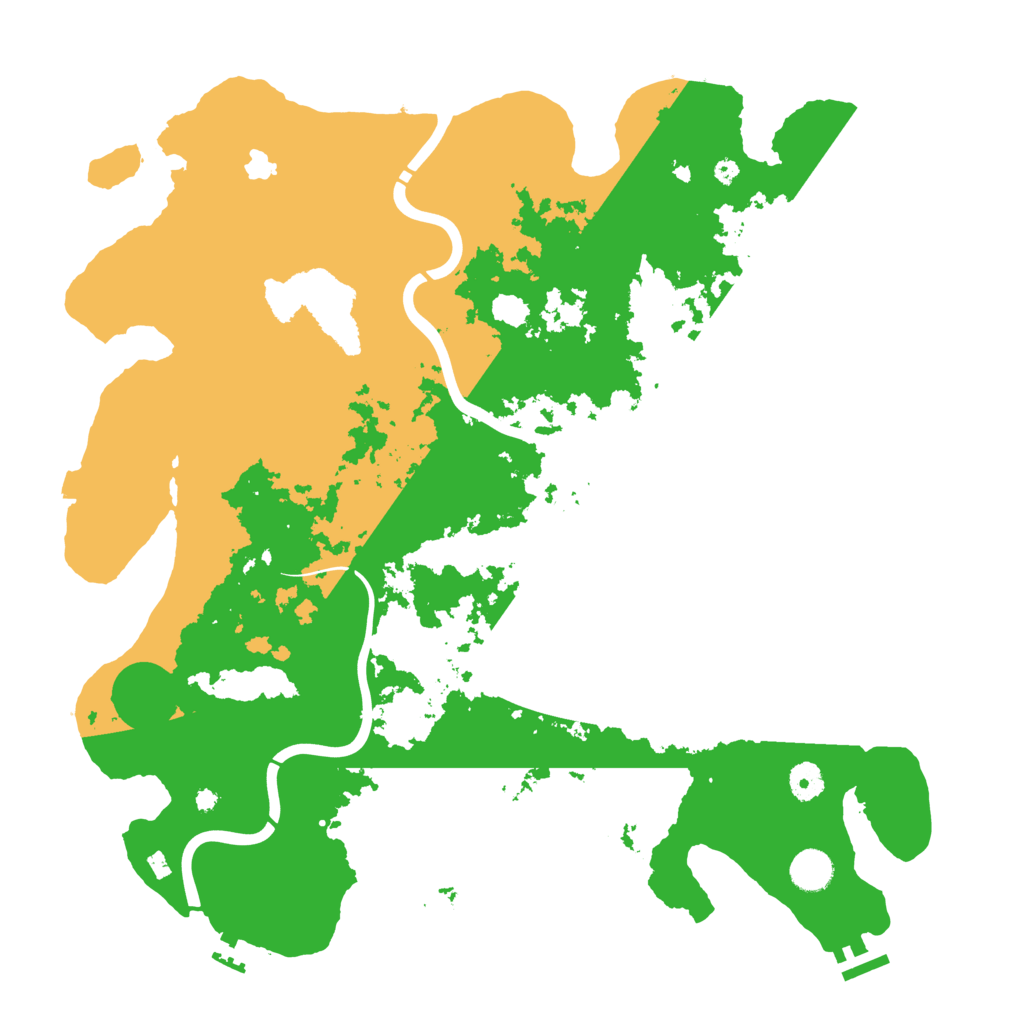 Biome Rust Map: Procedural Map, Size: 4250, Seed: 2055126275