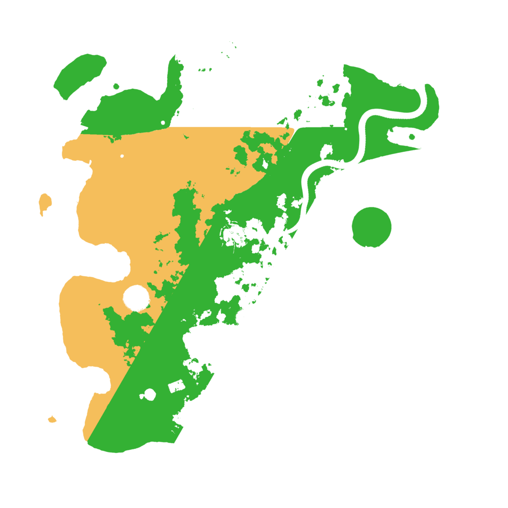 Biome Rust Map: Procedural Map, Size: 3500, Seed: 1570143734