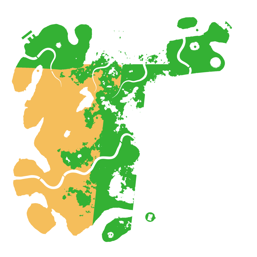 Biome Rust Map: Procedural Map, Size: 4300, Seed: 817503966