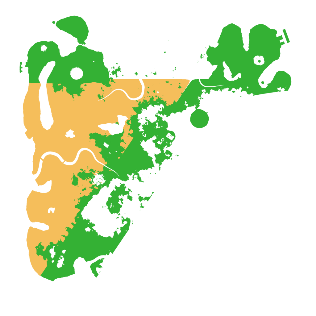 Biome Rust Map: Procedural Map, Size: 4550, Seed: 85552121