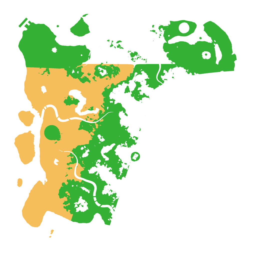 Biome Rust Map: Procedural Map, Size: 4500, Seed: 1188530742
