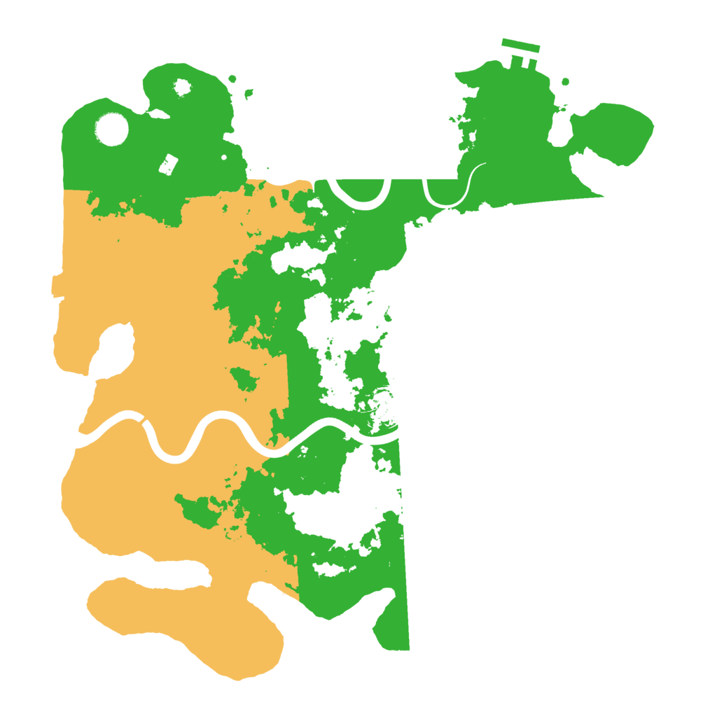 Biome Rust Map: Procedural Map, Size: 3800, Seed: 887165932