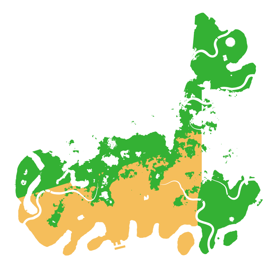Biome Rust Map: Procedural Map, Size: 5000, Seed: 1603616028