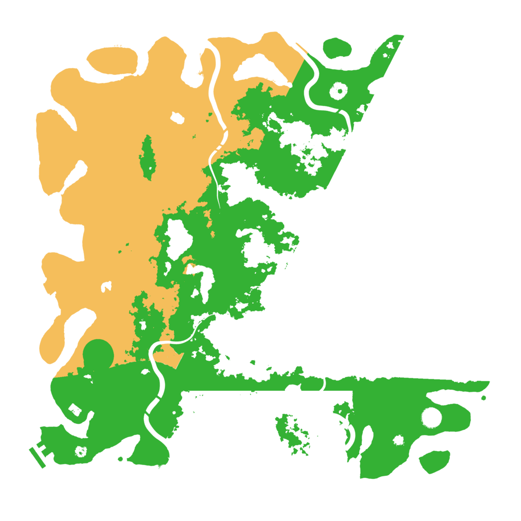 Biome Rust Map: Procedural Map, Size: 4500, Seed: 995426276
