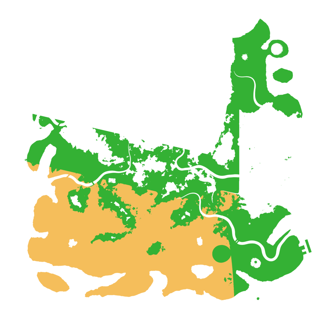 Biome Rust Map: Procedural Map, Size: 4800, Seed: 92910750