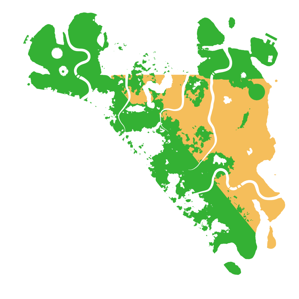 Biome Rust Map: Procedural Map, Size: 4800, Seed: 491393464