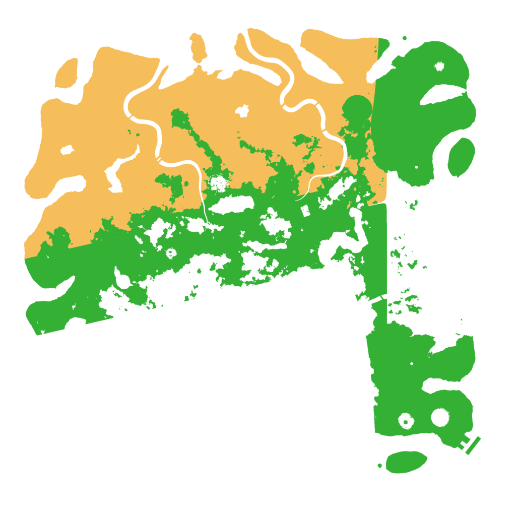 Biome Rust Map: Procedural Map, Size: 5000, Seed: 935953