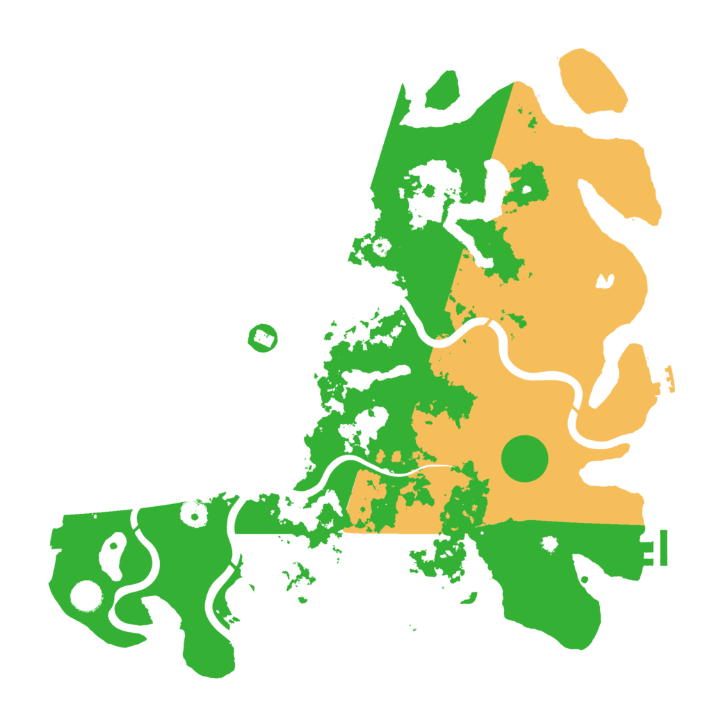 Biome Rust Map: Procedural Map, Size: 4000, Seed: 697757929