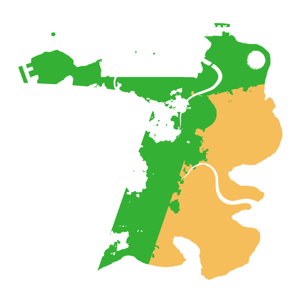 Biome Rust Map: Procedural Map, Size: 3000, Seed: 685182262