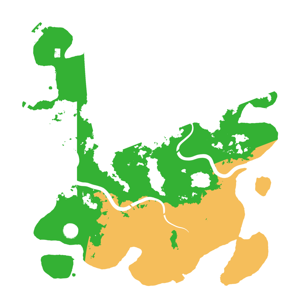 Biome Rust Map: Procedural Map, Size: 3600, Seed: 868517127