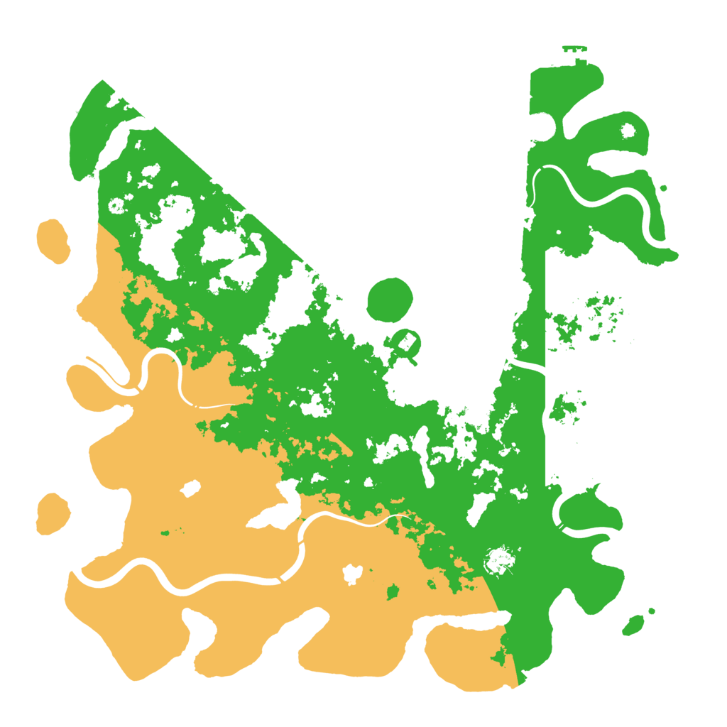 Biome Rust Map: Procedural Map, Size: 4500, Seed: 108725599