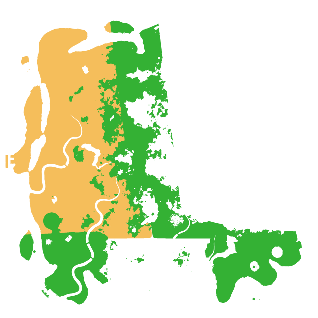Biome Rust Map: Procedural Map, Size: 5000, Seed: 758493826