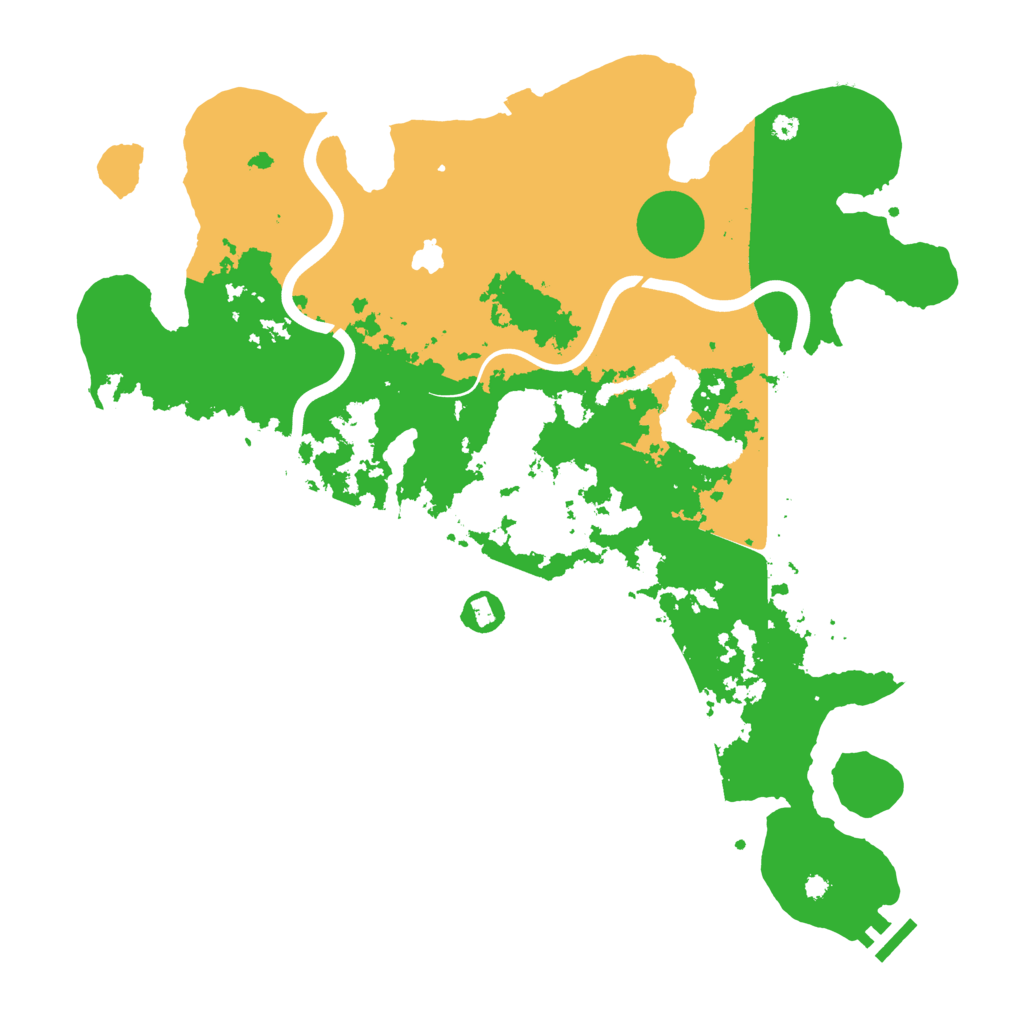 Biome Rust Map: Procedural Map, Size: 4000, Seed: 349391605